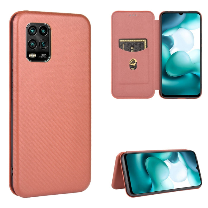Textura de fibra de carbono Flip horizontal magnético TPU + PC + Funda de cuero PU con ranura para tarjeta, For Xiaomi Redmi 9C, For Xiaomi Redmi 8A, For Xiaomi Redmi 8, For Xiaomi Redmi 9, For Xiaomi Redmi 9A, For Xiaomi Redmi 10X 5G                  ...