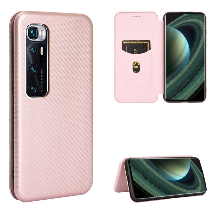 Textura de fibra de carbono Flip horizontal magnético TPU + PC + Funda de cuero PU con ranura para tarjeta, For Xiaomi Redmi 9C, For Xiaomi Redmi 8A, For Xiaomi Redmi 8, For Xiaomi Redmi 9, For Xiaomi Redmi 9A, For Xiaomi Redmi 10X 5G                  ...