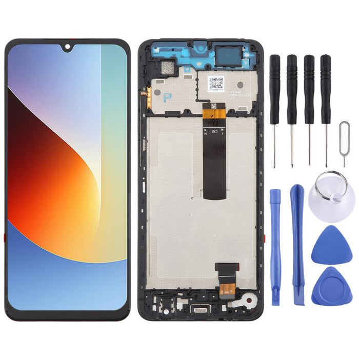 Pantalla LCD digitalizadora original, ensamblaje completo con marco, For Xiaomi Redmi A3 Pro, For Xiaomi Poco C75, For Xiaomi Redmi 14R, For Xiaomi Redmi 14C 4G