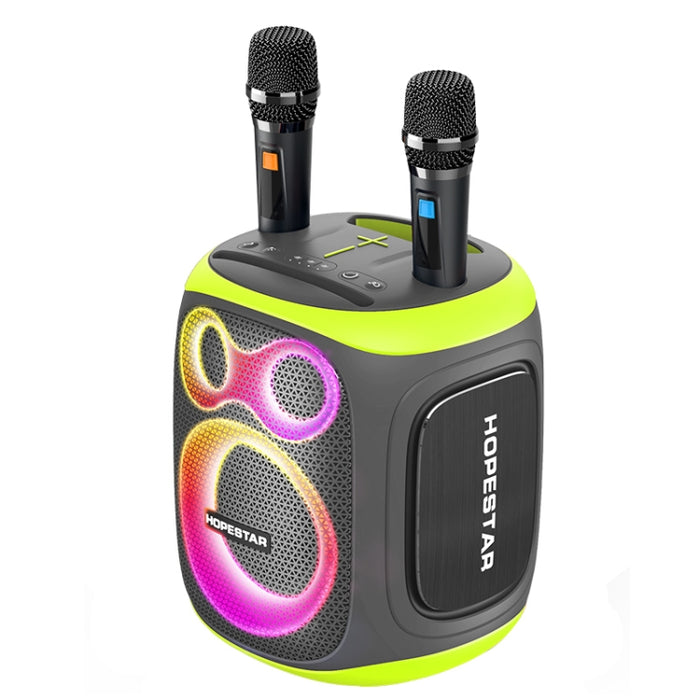 Altavoz Bluetooth de larga duración y doble micrófono para exteriores HOPESTAR PARTY130