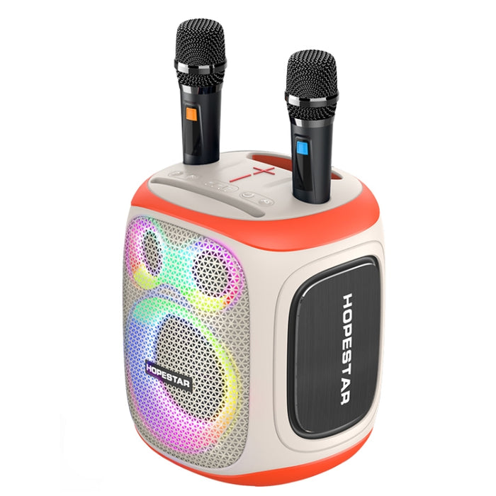 Altavoz Bluetooth de larga duración y doble micrófono para exteriores HOPESTAR PARTY130