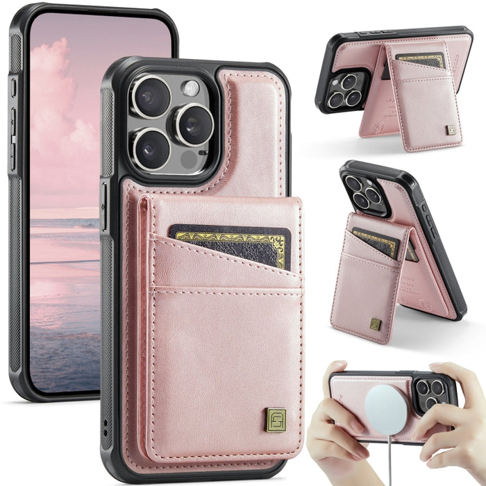 Funda para teléfono con tarjetero magnético RFID MagSafe AutSpace A12, For iPhone 12 / 12 Pro, For iPhone 12 Pro Max
