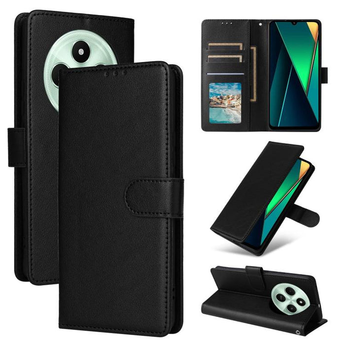 Funda de cuero multifuncional para teléfono con 3 ranuras para tarjetas, For Xiaomi 17T Pro 5G, For Xiaomi 17T 5G, For Xiaomi 15T Pro, For Xiaomi 15T, For Xiaomi Poco C75 4G, For Xiaomi 14T Pro