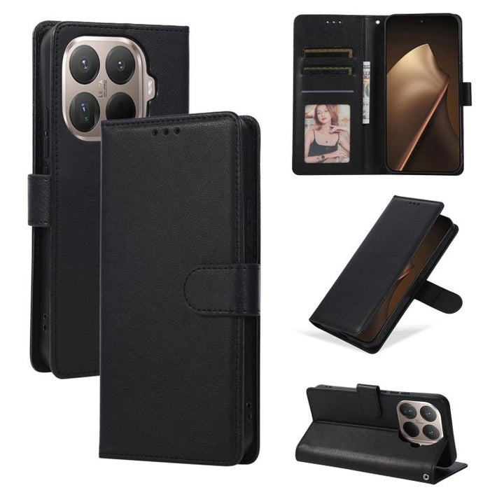 Funda de cuero multifuncional para teléfono con 3 ranuras para tarjetas, For Xiaomi 17T Pro 5G, For Xiaomi 17T 5G, For Xiaomi 15T Pro, For Xiaomi 15T, For Xiaomi Poco C75 4G, For Xiaomi 14T Pro