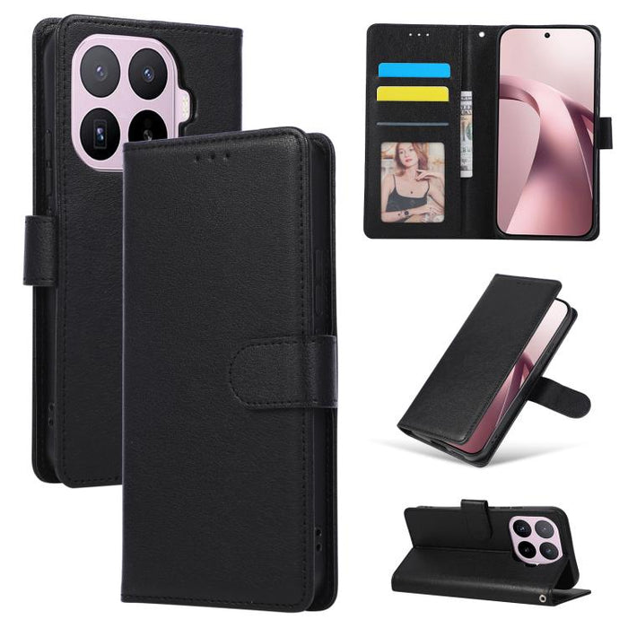 Funda de cuero multifuncional para teléfono con 3 ranuras para tarjetas, For Xiaomi 17T Pro 5G, For Xiaomi 17T 5G, For Xiaomi 15T Pro, For Xiaomi 15T, For Xiaomi Poco C75 4G, For Xiaomi 14T Pro
