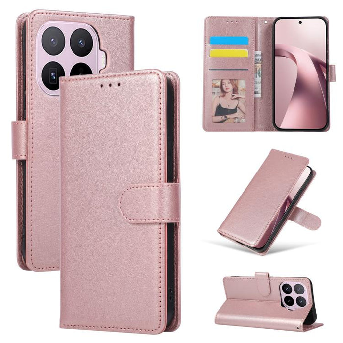 Funda de cuero multifuncional para teléfono con 3 ranuras para tarjetas, For Xiaomi 17T Pro 5G, For Xiaomi 17T 5G, For Xiaomi 15T Pro, For Xiaomi 15T, For Xiaomi Poco C75 4G, For Xiaomi 14T Pro