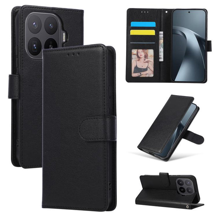 Funda de cuero multifuncional para teléfono con 3 ranuras para tarjetas, For Xiaomi 17T Pro 5G, For Xiaomi 17T 5G, For Xiaomi 15T Pro, For Xiaomi 15T, For Xiaomi Poco C75 4G, For Xiaomi 14T Pro