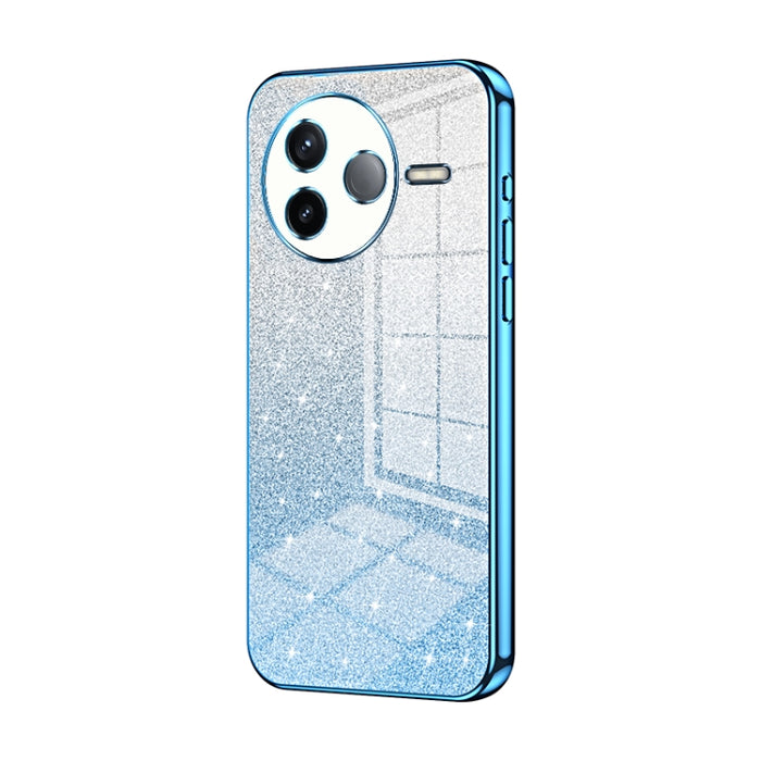 Estuche para teléfono con baño de oro y purpurina en polvo degradado, For Redmi K80, For Redmi Note 14 4G 163.25mm