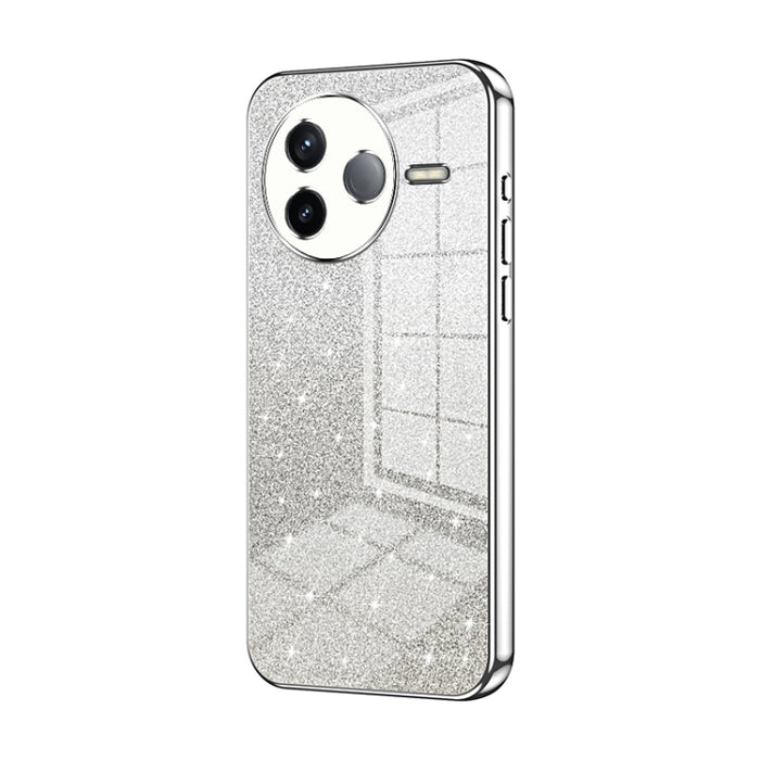 Estuche para teléfono con baño de oro y purpurina en polvo degradado, For Redmi K80, For Redmi Note 14 4G 163.25mm