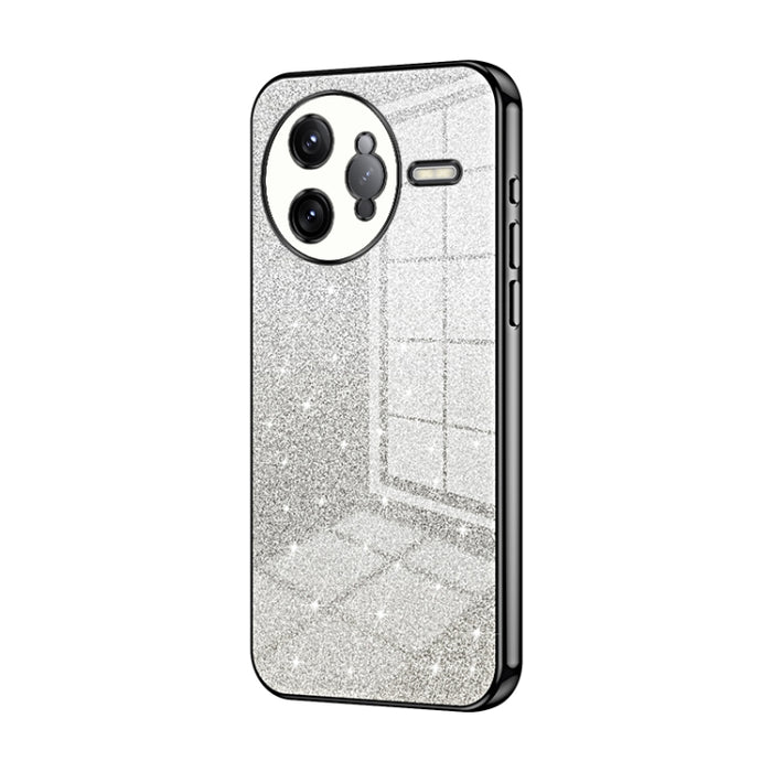 Estuche para teléfono con baño de oro y purpurina en polvo degradado, For Redmi Turbo 5 Max / Poco X8 Pro Max, For Redmi Turbo 5 / Poco X8 Pro 5G, For Redmi K90 Pro Max / Poco F8 Ultra, For Redmi Note 15 Pro 4G Global 163.2mm, For Redmi K90 / Poco F8 P...