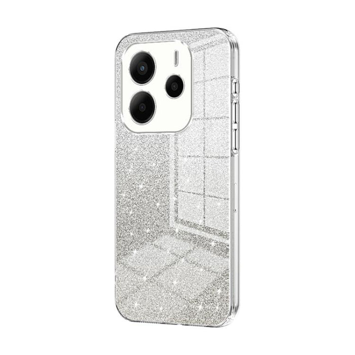 Estuche para teléfono con baño de oro y purpurina en polvo degradado, For Redmi K80, For Redmi Note 14 4G 163.25mm