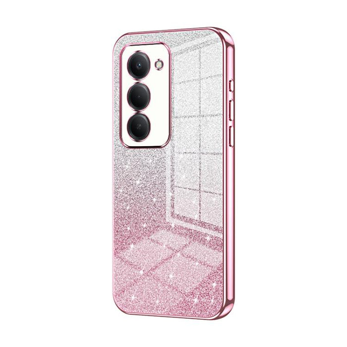 Estuche para teléfono con baño de oro y purpurina en polvo degradado, For Redmi Turbo 5 Max / Poco X8 Pro Max, For Redmi Turbo 5 / Poco X8 Pro 5G, For Redmi K90 Pro Max / Poco F8 Ultra, For Redmi Note 15 Pro 4G Global 163.2mm, For Redmi K90 / Poco F8 P...