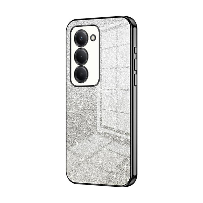 Estuche para teléfono con baño de oro y purpurina en polvo degradado, For Redmi Turbo 5 Max / Poco X8 Pro Max, For Redmi Turbo 5 / Poco X8 Pro 5G, For Redmi K90 Pro Max / Poco F8 Ultra, For Redmi Note 15 Pro 4G Global 163.2mm, For Redmi K90 / Poco F8 P...