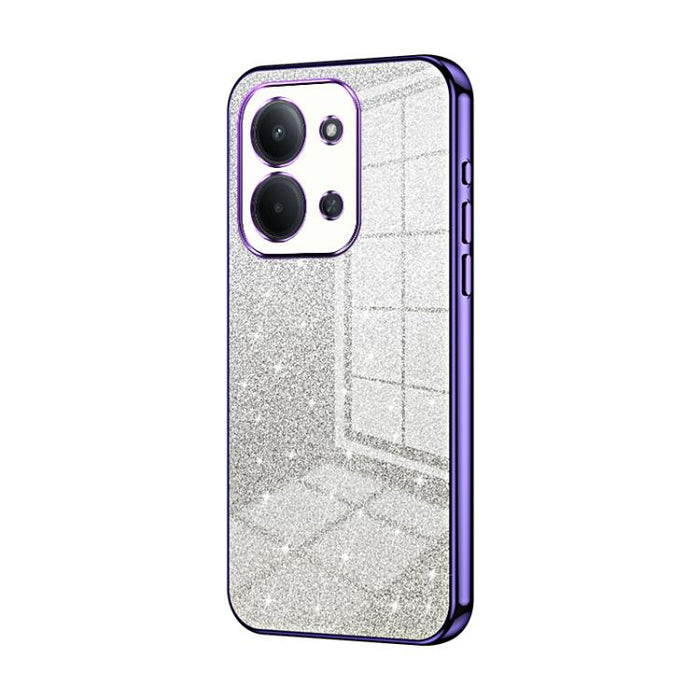 Estuche para teléfono con baño de oro y purpurina en polvo degradado, For Redmi Turbo 5 Max / Poco X8 Pro Max, For Redmi Turbo 5 / Poco X8 Pro 5G, For Redmi K90 Pro Max / Poco F8 Ultra, For Redmi Note 15 Pro 4G Global 163.2mm, For Redmi K90 / Poco F8 P...