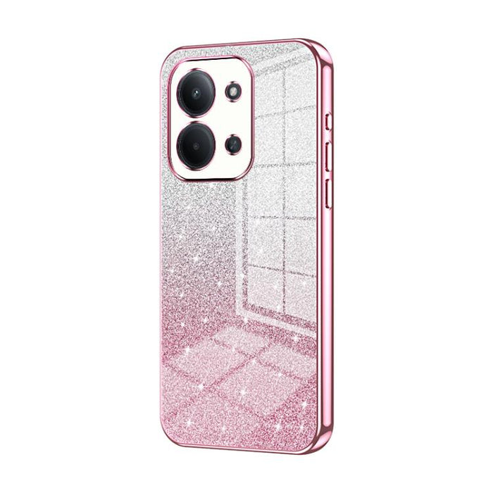 Estuche para teléfono con baño de oro y purpurina en polvo degradado, For Redmi Turbo 5 Max / Poco X8 Pro Max, For Redmi Turbo 5 / Poco X8 Pro 5G, For Redmi K90 Pro Max / Poco F8 Ultra, For Redmi Note 15 Pro 4G Global 163.2mm, For Redmi K90 / Poco F8 P...