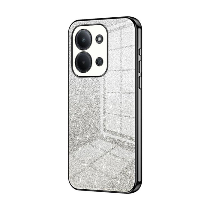 Estuche para teléfono con baño de oro y purpurina en polvo degradado, For Redmi Turbo 5 Max / Poco X8 Pro Max, For Redmi Turbo 5 / Poco X8 Pro 5G, For Redmi K90 Pro Max / Poco F8 Ultra, For Redmi Note 15 Pro 4G Global 163.2mm, For Redmi K90 / Poco F8 P...