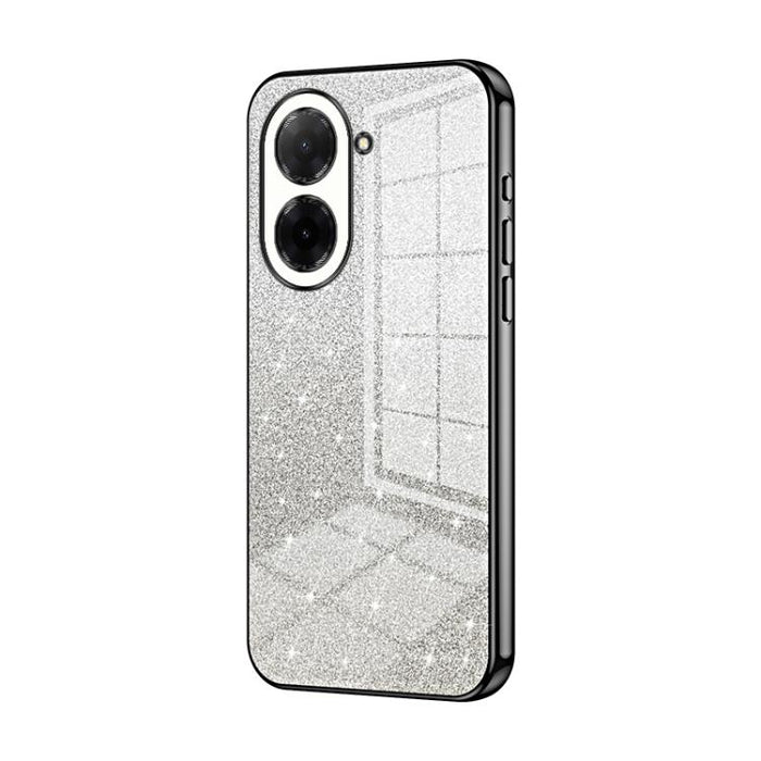 Estuche para teléfono con baño de oro y purpurina en polvo degradado, For Redmi Turbo 5 Max / Poco X8 Pro Max, For Redmi Turbo 5 / Poco X8 Pro 5G, For Redmi K90 Pro Max / Poco F8 Ultra, For Redmi Note 15 Pro 4G Global 163.2mm, For Redmi K90 / Poco F8 P...