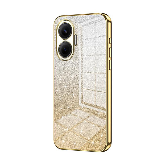 Estuche para teléfono con baño de oro y purpurina en polvo degradado, For Redmi Turbo 5 Max / Poco X8 Pro Max, For Redmi Turbo 5 / Poco X8 Pro 5G, For Redmi K90 Pro Max / Poco F8 Ultra, For Redmi Note 15 Pro 4G Global 163.2mm, For Redmi K90 / Poco F8 P...
