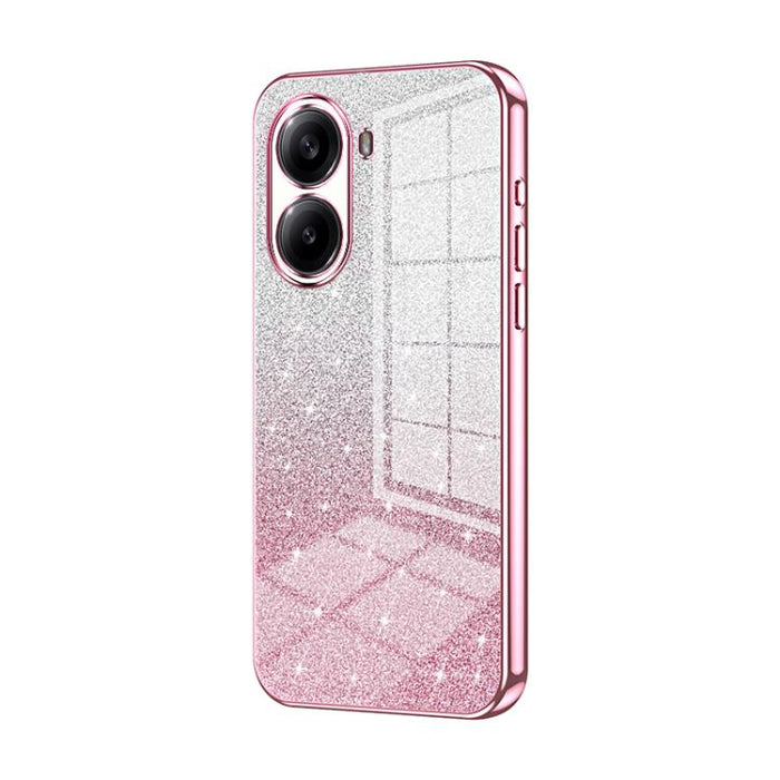 Estuche para teléfono con baño de oro y purpurina en polvo degradado, For Redmi Turbo 5 Max / Poco X8 Pro Max, For Redmi Turbo 5 / Poco X8 Pro 5G, For Redmi K90 Pro Max / Poco F8 Ultra, For Redmi Note 15 Pro 4G Global 163.2mm, For Redmi K90 / Poco F8 P...