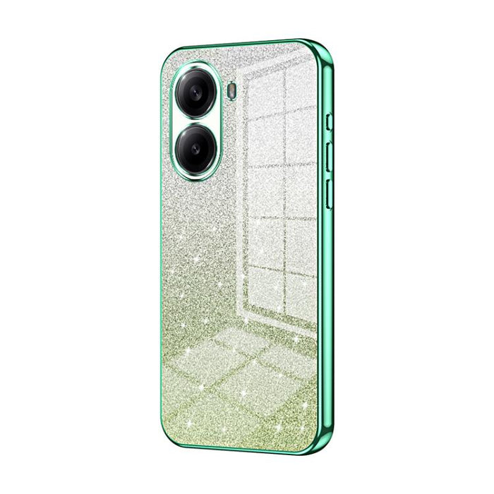 Estuche para teléfono con baño de oro y purpurina en polvo degradado, For Redmi Turbo 5 Max / Poco X8 Pro Max, For Redmi Turbo 5 / Poco X8 Pro 5G, For Redmi K90 Pro Max / Poco F8 Ultra, For Redmi Note 15 Pro 4G Global 163.2mm, For Redmi K90 / Poco F8 P...