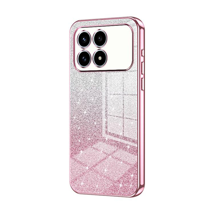 Estuche para teléfono con baño de oro y purpurina en polvo degradado, For Redmi Turbo 5 Max / Poco X8 Pro Max, For Redmi Turbo 5 / Poco X8 Pro 5G, For Redmi K90 Pro Max / Poco F8 Ultra, For Redmi Note 15 Pro 4G Global 163.2mm, For Redmi K90 / Poco F8 P...