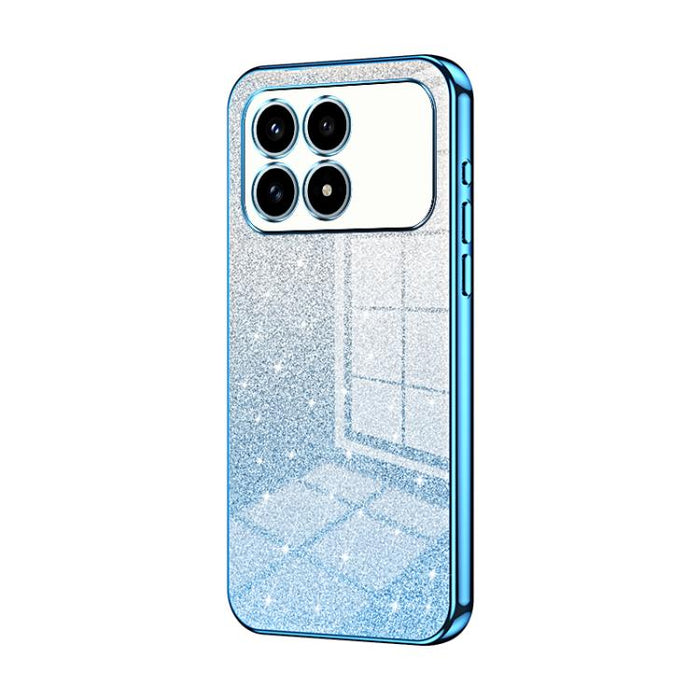 Estuche para teléfono con baño de oro y purpurina en polvo degradado, For Redmi Turbo 5 Max / Poco X8 Pro Max, For Redmi Turbo 5 / Poco X8 Pro 5G, For Redmi K90 Pro Max / Poco F8 Ultra, For Redmi Note 15 Pro 4G Global 163.2mm, For Redmi K90 / Poco F8 P...