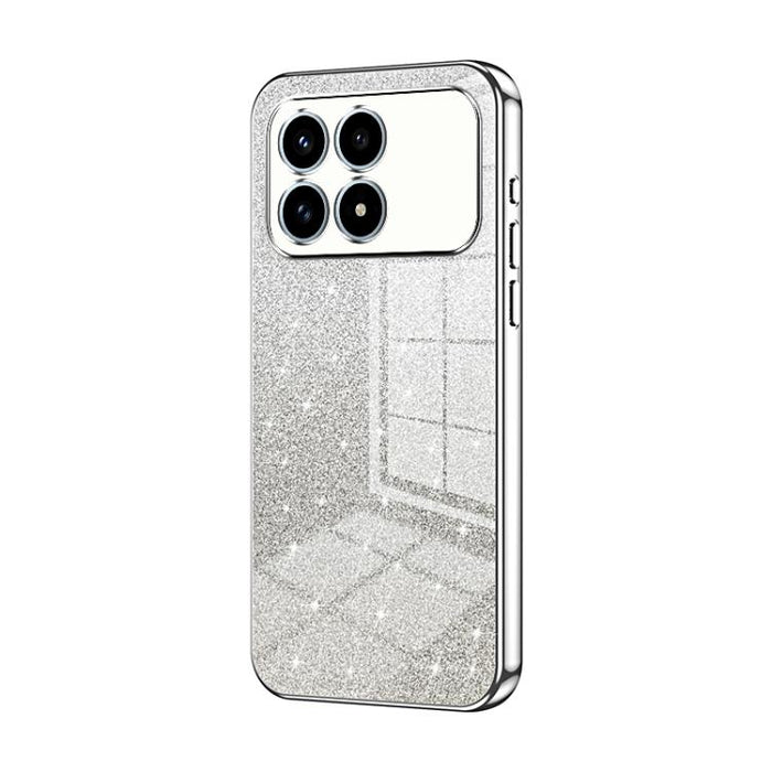Estuche para teléfono con baño de oro y purpurina en polvo degradado, For Redmi Turbo 5 Max / Poco X8 Pro Max, For Redmi Turbo 5 / Poco X8 Pro 5G, For Redmi K90 Pro Max / Poco F8 Ultra, For Redmi Note 15 Pro 4G Global 163.2mm, For Redmi K90 / Poco F8 P...