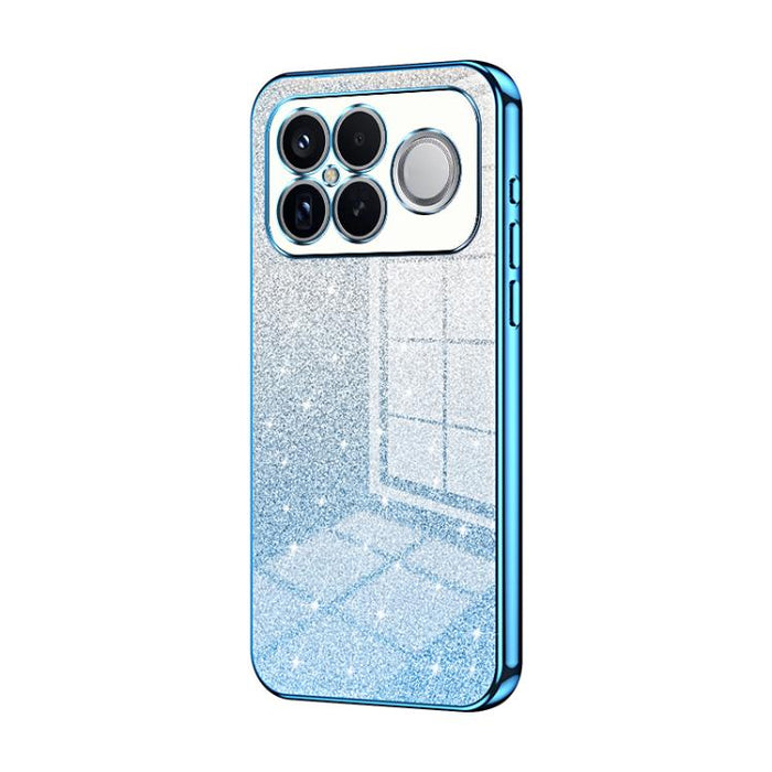 Estuche para teléfono con baño de oro y purpurina en polvo degradado, For Redmi Turbo 5 Max / Poco X8 Pro Max, For Redmi Turbo 5 / Poco X8 Pro 5G, For Redmi K90 Pro Max / Poco F8 Ultra, For Redmi Note 15 Pro 4G Global 163.2mm, For Redmi K90 / Poco F8 P...