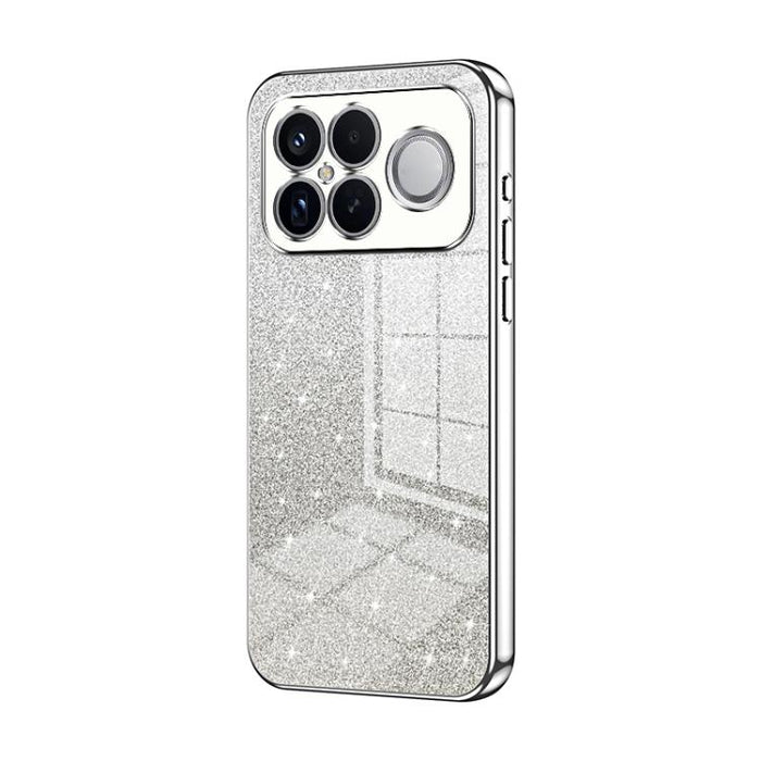 Estuche para teléfono con baño de oro y purpurina en polvo degradado, For Redmi Turbo 5 Max / Poco X8 Pro Max, For Redmi Turbo 5 / Poco X8 Pro 5G, For Redmi K90 Pro Max / Poco F8 Ultra, For Redmi Note 15 Pro 4G Global 163.2mm, For Redmi K90 / Poco F8 P...