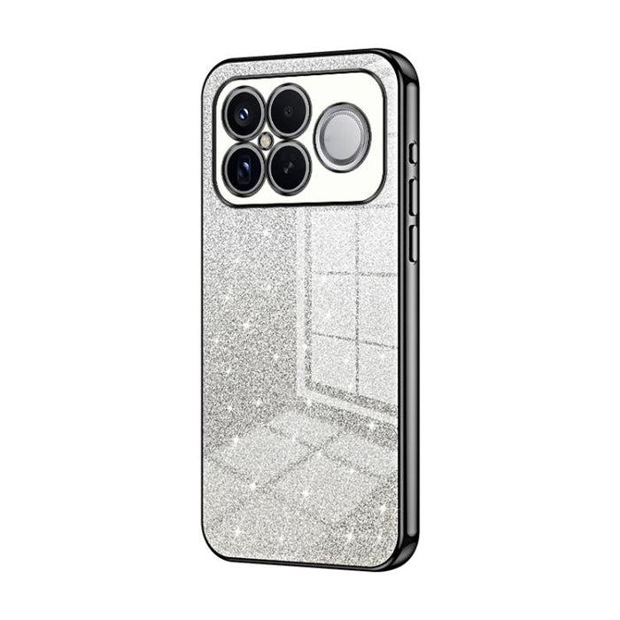 Estuche para teléfono con baño de oro y purpurina en polvo degradado, For Redmi Turbo 5 Max / Poco X8 Pro Max, For Redmi Turbo 5 / Poco X8 Pro 5G, For Redmi K90 Pro Max / Poco F8 Ultra, For Redmi Note 15 Pro 4G Global 163.2mm, For Redmi K90 / Poco F8 P...