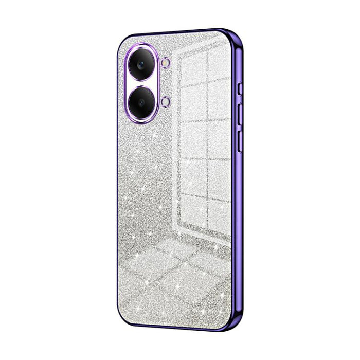 Estuche para teléfono con baño de oro y purpurina en polvo degradado, For Redmi Turbo 5 Max / Poco X8 Pro Max, For Redmi Turbo 5 / Poco X8 Pro 5G, For Redmi K90 Pro Max / Poco F8 Ultra, For Redmi Note 15 Pro 4G Global 163.2mm, For Redmi K90 / Poco F8 P...