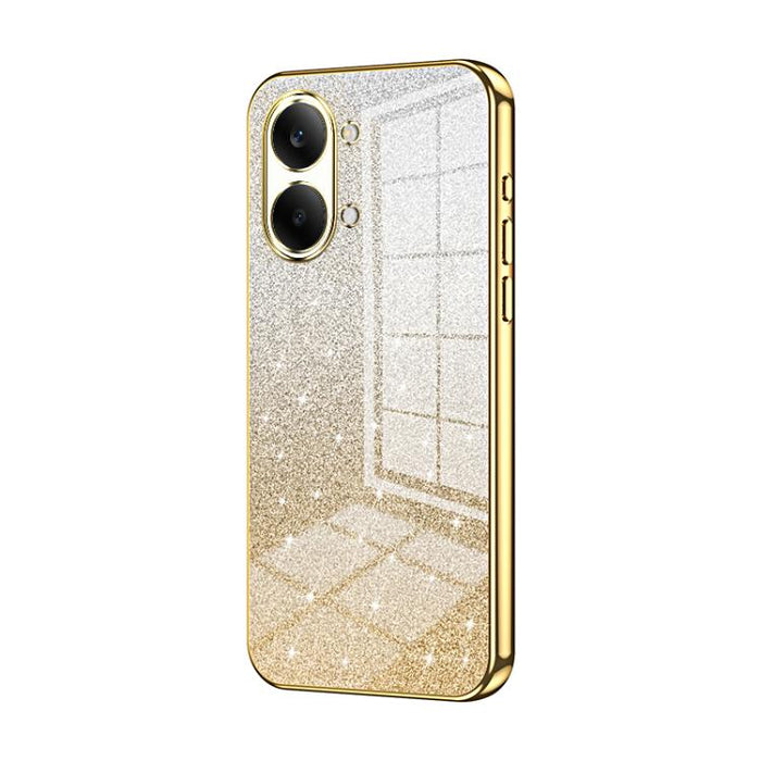Estuche para teléfono con baño de oro y purpurina en polvo degradado, For Redmi Turbo 5 Max / Poco X8 Pro Max, For Redmi Turbo 5 / Poco X8 Pro 5G, For Redmi K90 Pro Max / Poco F8 Ultra, For Redmi Note 15 Pro 4G Global 163.2mm, For Redmi K90 / Poco F8 P...