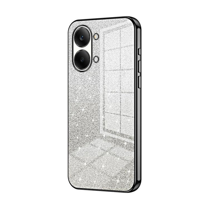 Estuche para teléfono con baño de oro y purpurina en polvo degradado, For Redmi Turbo 5 Max / Poco X8 Pro Max, For Redmi Turbo 5 / Poco X8 Pro 5G, For Redmi K90 Pro Max / Poco F8 Ultra, For Redmi Note 15 Pro 4G Global 163.2mm, For Redmi K90 / Poco F8 P...