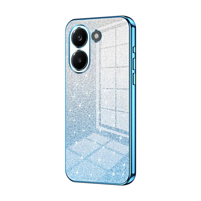 Estuche para teléfono con baño de oro y purpurina en polvo degradado, For Redmi Turbo 5 Max / Poco X8 Pro Max, For Redmi Turbo 5 / Poco X8 Pro 5G, For Redmi K90 Pro Max / Poco F8 Ultra, For Redmi Note 15 Pro 4G Global 163.2mm, For Redmi K90 / Poco F8 P...
