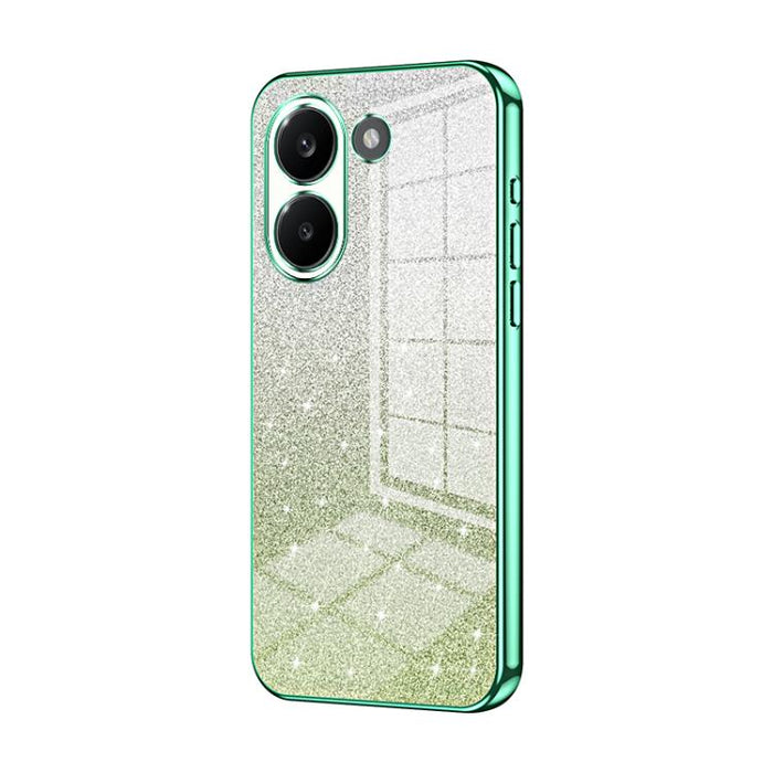 Estuche para teléfono con baño de oro y purpurina en polvo degradado, For Redmi Turbo 5 Max / Poco X8 Pro Max, For Redmi Turbo 5 / Poco X8 Pro 5G, For Redmi K90 Pro Max / Poco F8 Ultra, For Redmi Note 15 Pro 4G Global 163.2mm, For Redmi K90 / Poco F8 P...