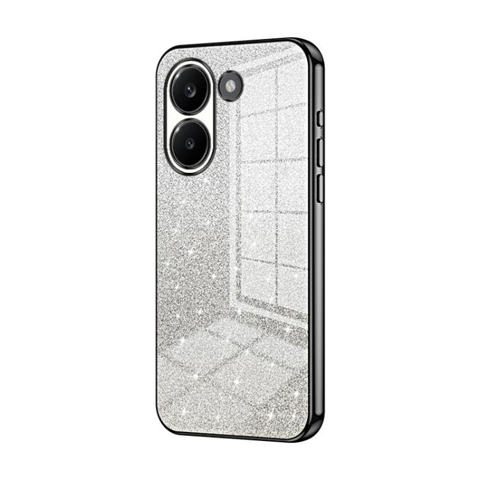 Estuche para teléfono con baño de oro y purpurina en polvo degradado, For Redmi Turbo 5 Max / Poco X8 Pro Max, For Redmi Turbo 5 / Poco X8 Pro 5G, For Redmi K90 Pro Max / Poco F8 Ultra, For Redmi Note 15 Pro 4G Global 163.2mm, For Redmi K90 / Poco F8 P...