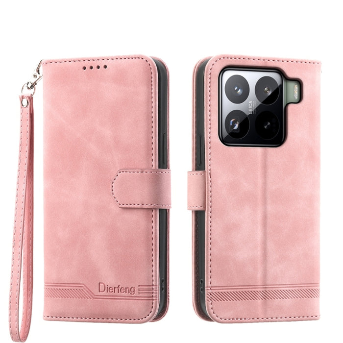 Funda para teléfono híbrida de piel sintética y TPU Dream Line de Dierfeng, For Xiaomi 17 Max 5G, For Xiaomi 17T Pro 5G, For Xiaomi 17T 5G, For Xiaomi 17 Pro Max, For Xiaomi 17 Pro, For Xiaomi 17, For Xiaomi Poco M7 4G 169mm, For Xiaomi Poco M7 4G 171m...