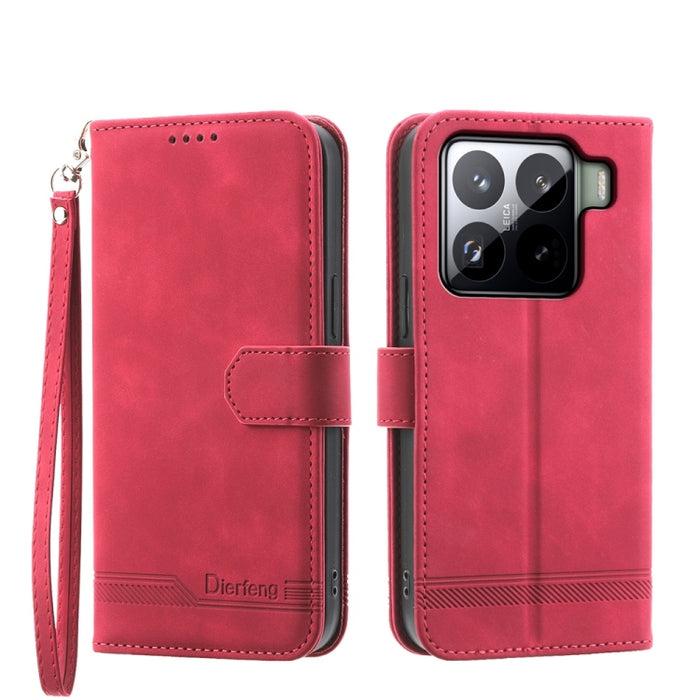Funda para teléfono híbrida de piel sintética y TPU Dream Line de Dierfeng, For Xiaomi 17 Max 5G, For Xiaomi 17T Pro 5G, For Xiaomi 17T 5G, For Xiaomi 17 Pro Max, For Xiaomi 17 Pro, For Xiaomi 17, For Xiaomi Poco M7 4G 169mm, For Xiaomi Poco M7 4G 171m...