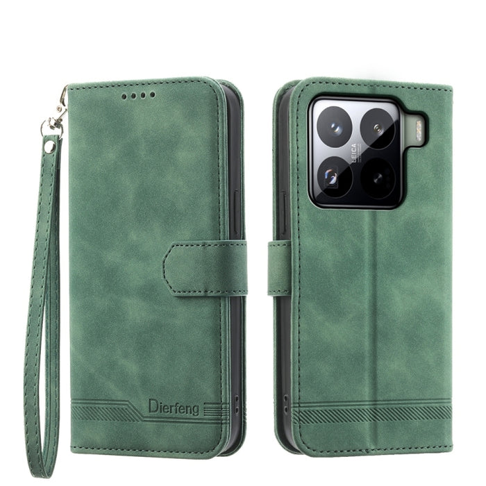 Funda para teléfono híbrida de piel sintética y TPU Dream Line de Dierfeng, For Xiaomi 17 Max 5G, For Xiaomi 17T Pro 5G, For Xiaomi 17T 5G, For Xiaomi 17 Pro Max, For Xiaomi 17 Pro, For Xiaomi 17, For Xiaomi Poco M7 4G 169mm, For Xiaomi Poco M7 4G 171m...