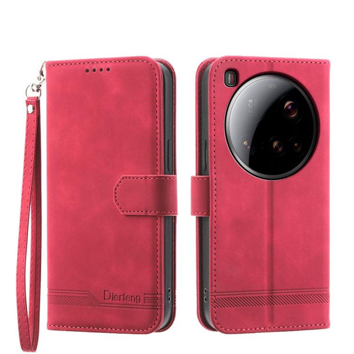 Funda para teléfono híbrida de piel sintética y TPU Dream Line de Dierfeng, For Xiaomi 17 Max 5G, For Xiaomi 17T Pro 5G, For Xiaomi 17T 5G, For Xiaomi 17 Pro Max, For Xiaomi 17 Pro, For Xiaomi 17, For Xiaomi Poco M7 4G 169mm, For Xiaomi Poco M7 4G 171m...