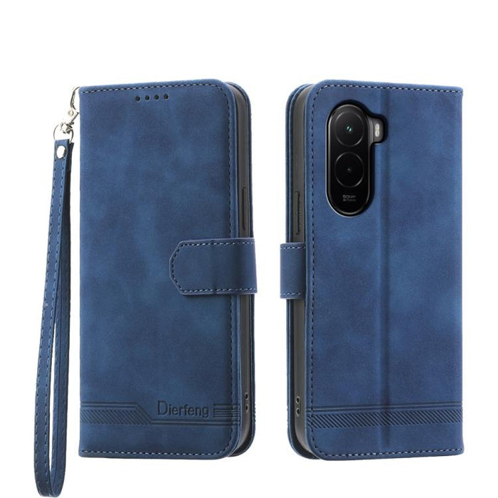 Funda para teléfono híbrida de piel sintética y TPU Dream Line de Dierfeng, For Xiaomi 17 Max 5G, For Xiaomi 17T Pro 5G, For Xiaomi 17T 5G, For Xiaomi 17 Pro Max, For Xiaomi 17 Pro, For Xiaomi 17, For Xiaomi Poco M7 4G 169mm, For Xiaomi Poco M7 4G 171m...