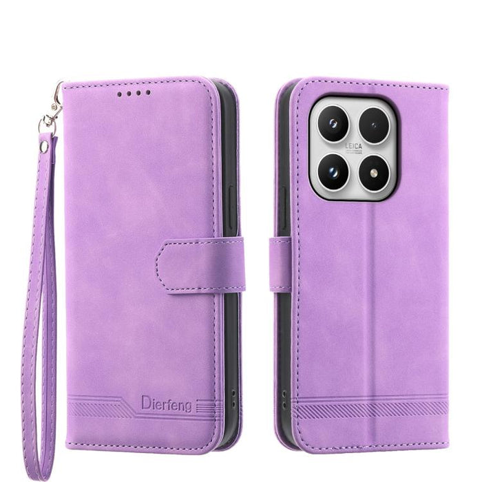 Funda para teléfono híbrida de piel sintética y TPU Dream Line de Dierfeng, For Xiaomi 17 Max 5G, For Xiaomi 17T Pro 5G, For Xiaomi 17T 5G, For Xiaomi 17 Pro Max, For Xiaomi 17 Pro, For Xiaomi 17, For Xiaomi Poco M7 4G 169mm, For Xiaomi Poco M7 4G 171m...