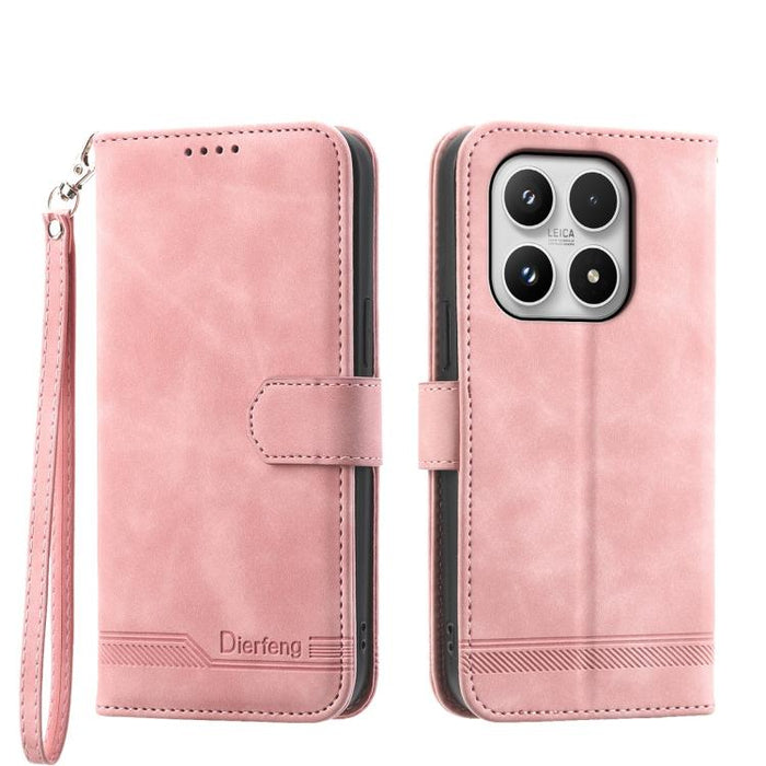 Funda para teléfono híbrida de piel sintética y TPU Dream Line de Dierfeng, For Xiaomi 17 Max 5G, For Xiaomi 17T Pro 5G, For Xiaomi 17T 5G, For Xiaomi 17 Pro Max, For Xiaomi 17 Pro, For Xiaomi 17, For Xiaomi Poco M7 4G 169mm, For Xiaomi Poco M7 4G 171m...
