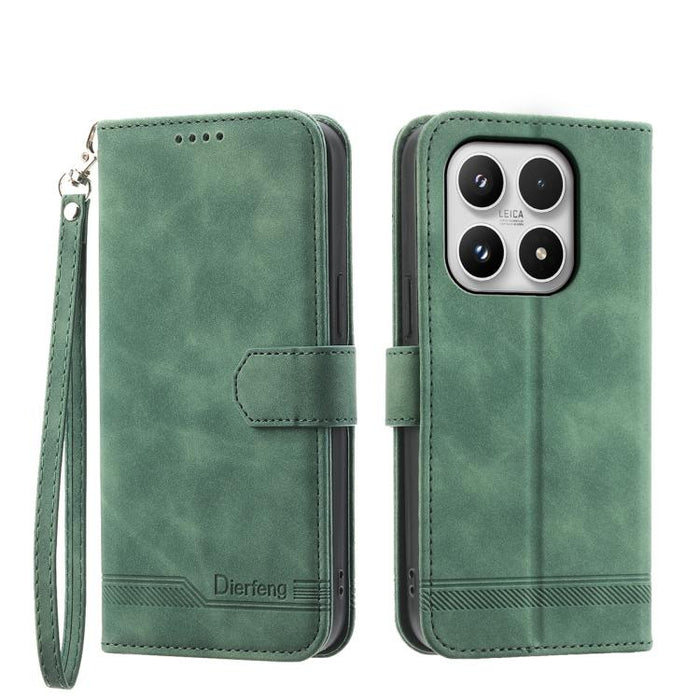 Funda para teléfono híbrida de piel sintética y TPU Dream Line de Dierfeng, For Xiaomi 17 Max 5G, For Xiaomi 17T Pro 5G, For Xiaomi 17T 5G, For Xiaomi 17 Pro Max, For Xiaomi 17 Pro, For Xiaomi 17, For Xiaomi Poco M7 4G 169mm, For Xiaomi Poco M7 4G 171m...