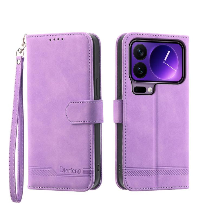 Funda para teléfono híbrida de piel sintética y TPU Dream Line de Dierfeng, For Xiaomi 17 Max 5G, For Xiaomi 17T Pro 5G, For Xiaomi 17T 5G, For Xiaomi 17 Pro Max, For Xiaomi 17 Pro, For Xiaomi 17, For Xiaomi Poco M7 4G 169mm, For Xiaomi Poco M7 4G 171m...