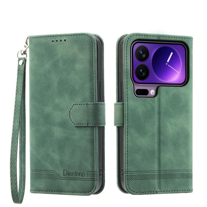 Funda para teléfono híbrida de piel sintética y TPU Dream Line de Dierfeng, For Xiaomi 17 Max 5G, For Xiaomi 17T Pro 5G, For Xiaomi 17T 5G, For Xiaomi 17 Pro Max, For Xiaomi 17 Pro, For Xiaomi 17, For Xiaomi Poco M7 4G 169mm, For Xiaomi Poco M7 4G 171m...
