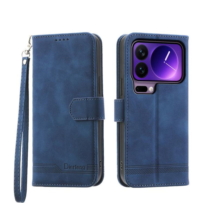 Funda para teléfono híbrida de piel sintética y TPU Dream Line de Dierfeng, For Xiaomi 17 Max 5G, For Xiaomi 17T Pro 5G, For Xiaomi 17T 5G, For Xiaomi 17 Pro Max, For Xiaomi 17 Pro, For Xiaomi 17, For Xiaomi Poco M7 4G 169mm, For Xiaomi Poco M7 4G 171m...