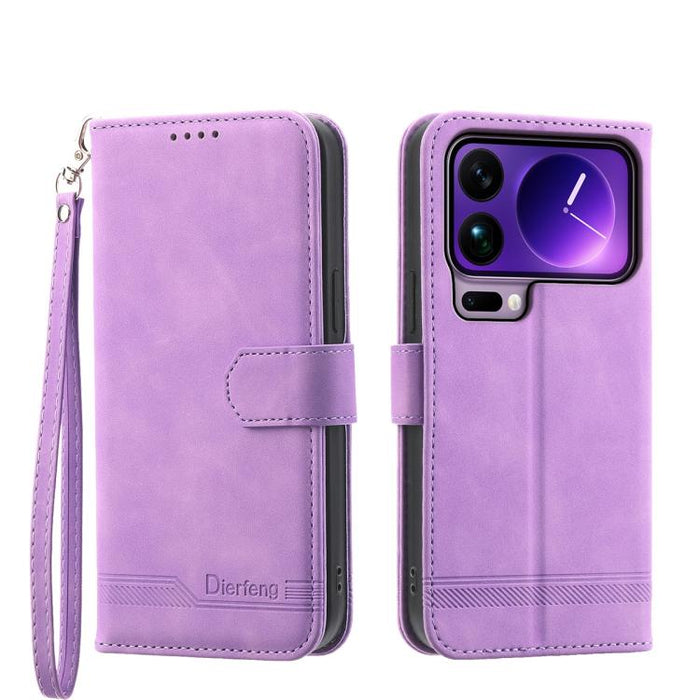 Funda para teléfono híbrida de piel sintética y TPU Dream Line de Dierfeng, For Xiaomi 17 Max 5G, For Xiaomi 17T Pro 5G, For Xiaomi 17T 5G, For Xiaomi 17 Pro Max, For Xiaomi 17 Pro, For Xiaomi 17, For Xiaomi Poco M7 4G 169mm, For Xiaomi Poco M7 4G 171m...