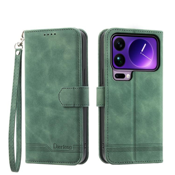 Funda para teléfono híbrida de piel sintética y TPU Dream Line de Dierfeng, For Xiaomi 17 Max 5G, For Xiaomi 17T Pro 5G, For Xiaomi 17T 5G, For Xiaomi 17 Pro Max, For Xiaomi 17 Pro, For Xiaomi 17, For Xiaomi Poco M7 4G 169mm, For Xiaomi Poco M7 4G 171m...