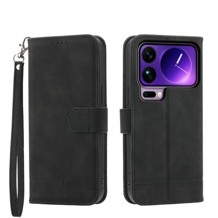 Funda para teléfono híbrida de piel sintética y TPU Dream Line de Dierfeng, For Xiaomi 17 Max 5G, For Xiaomi 17T Pro 5G, For Xiaomi 17T 5G, For Xiaomi 17 Pro Max, For Xiaomi 17 Pro, For Xiaomi 17, For Xiaomi Poco M7 4G 169mm, For Xiaomi Poco M7 4G 171m...